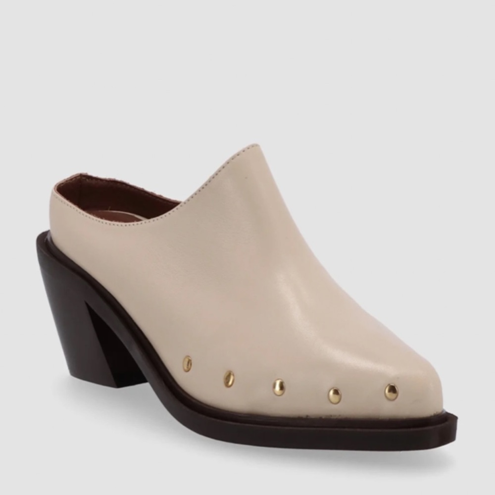 Alohas Lorenzo Leather Mule: Size 39/US 8.5